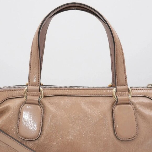 Gucci Soho Shoulder Bag Large Beige Leather - Picture 8 of 15